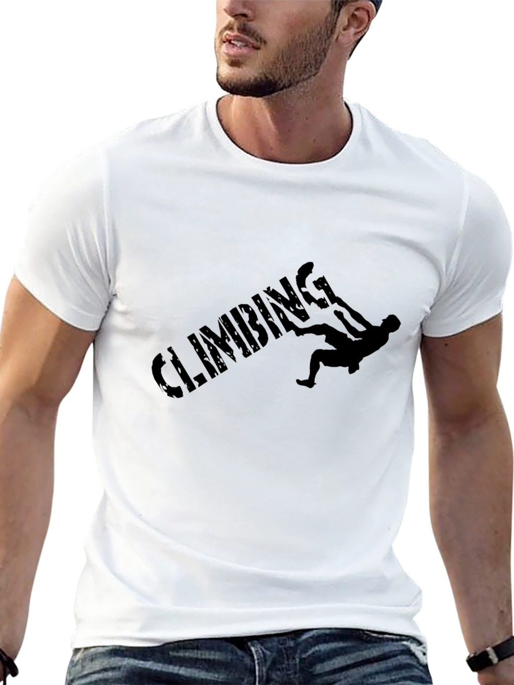 Climbing Adventure Graphic Tee - Black