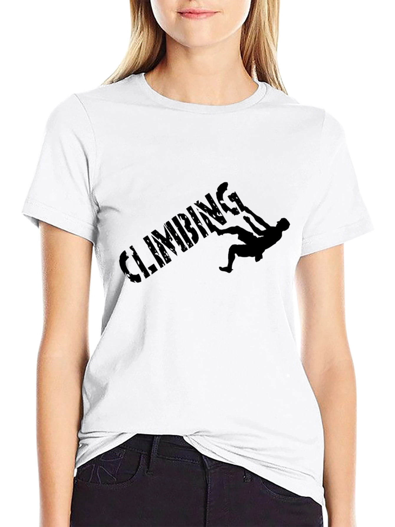Climbing Adventure Graphic Tee - Black