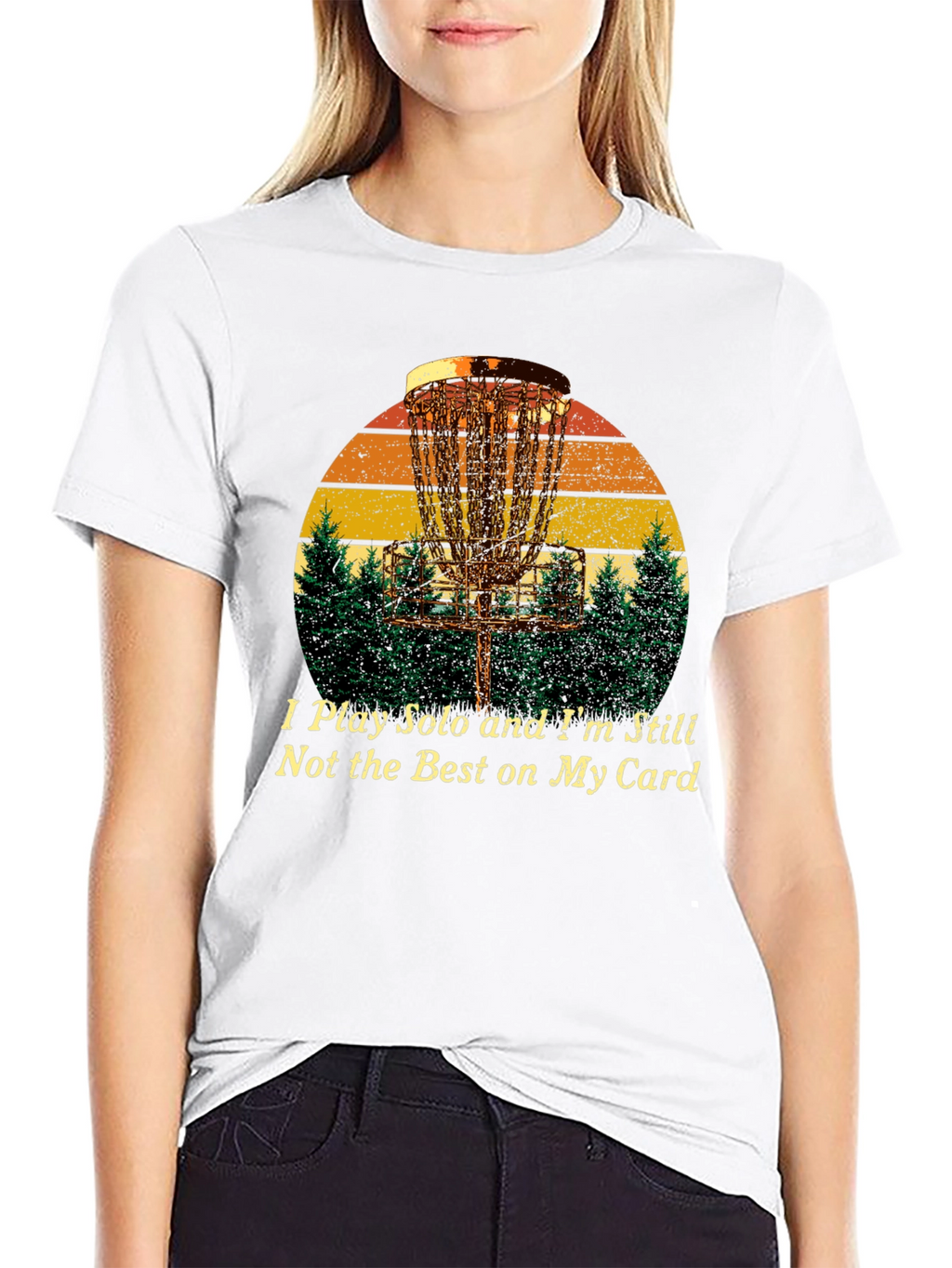 Disc Golf T-Shirt - Solo Play Funny Tee