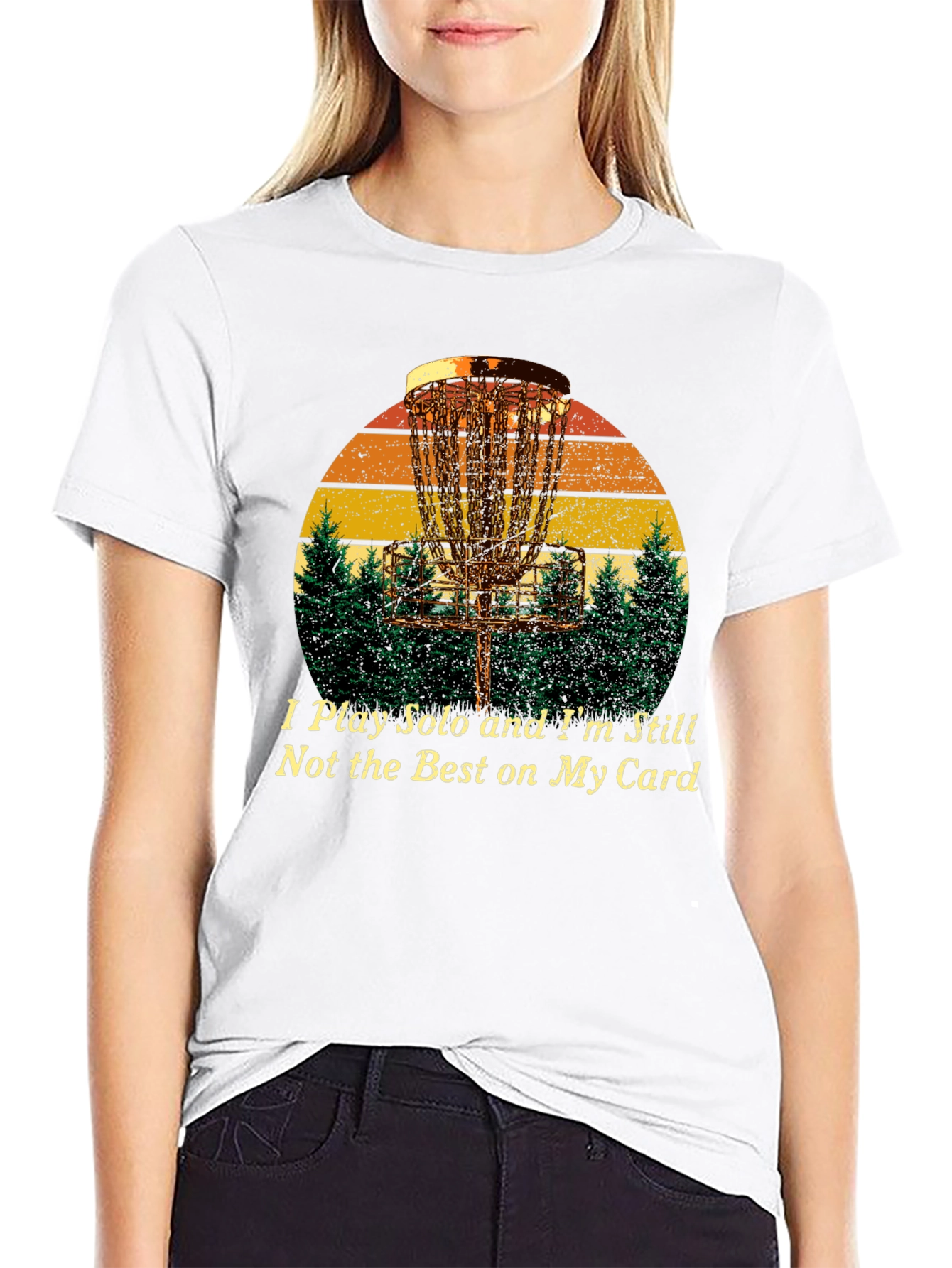 Disc Golf T-Shirt - Solo Play Funny Tee