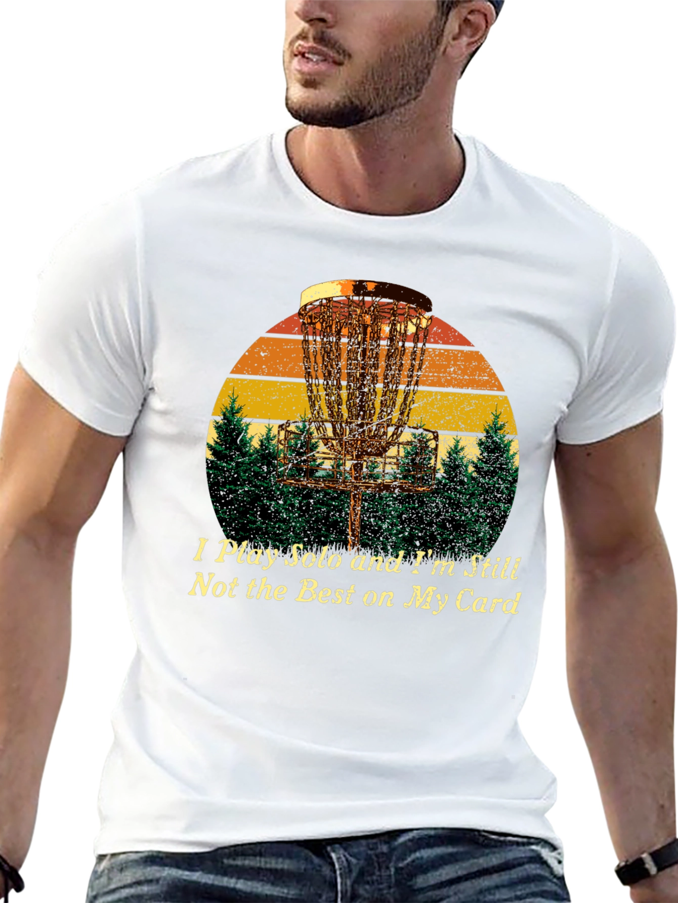 Disc Golf T-Shirt - Solo Play Funny Tee