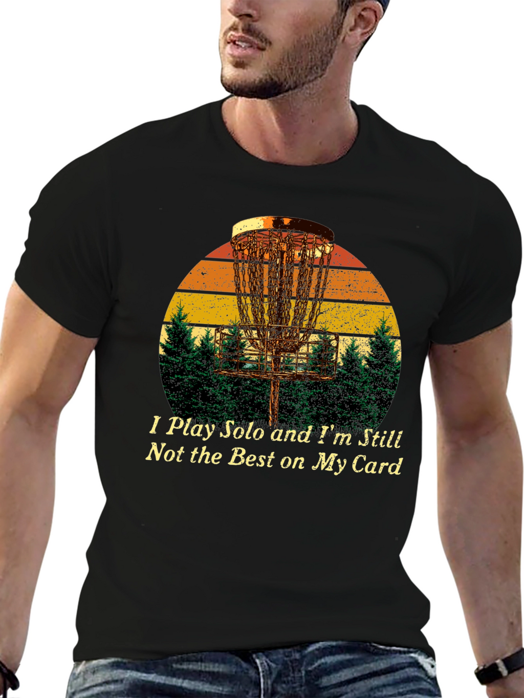 Disc Golf T-Shirt - Solo Play Funny Tee