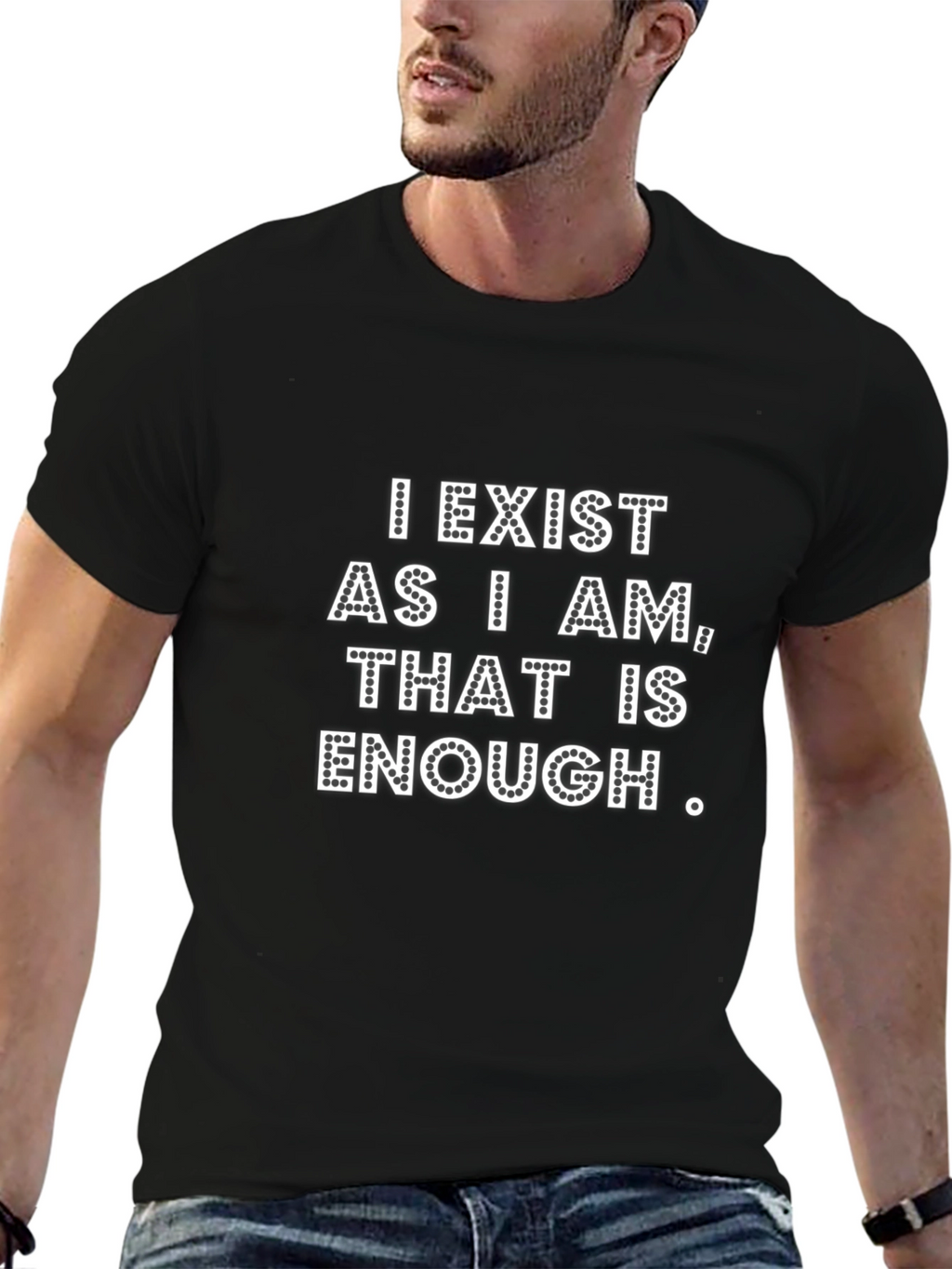 I Exist As I Am Black T-Shirt