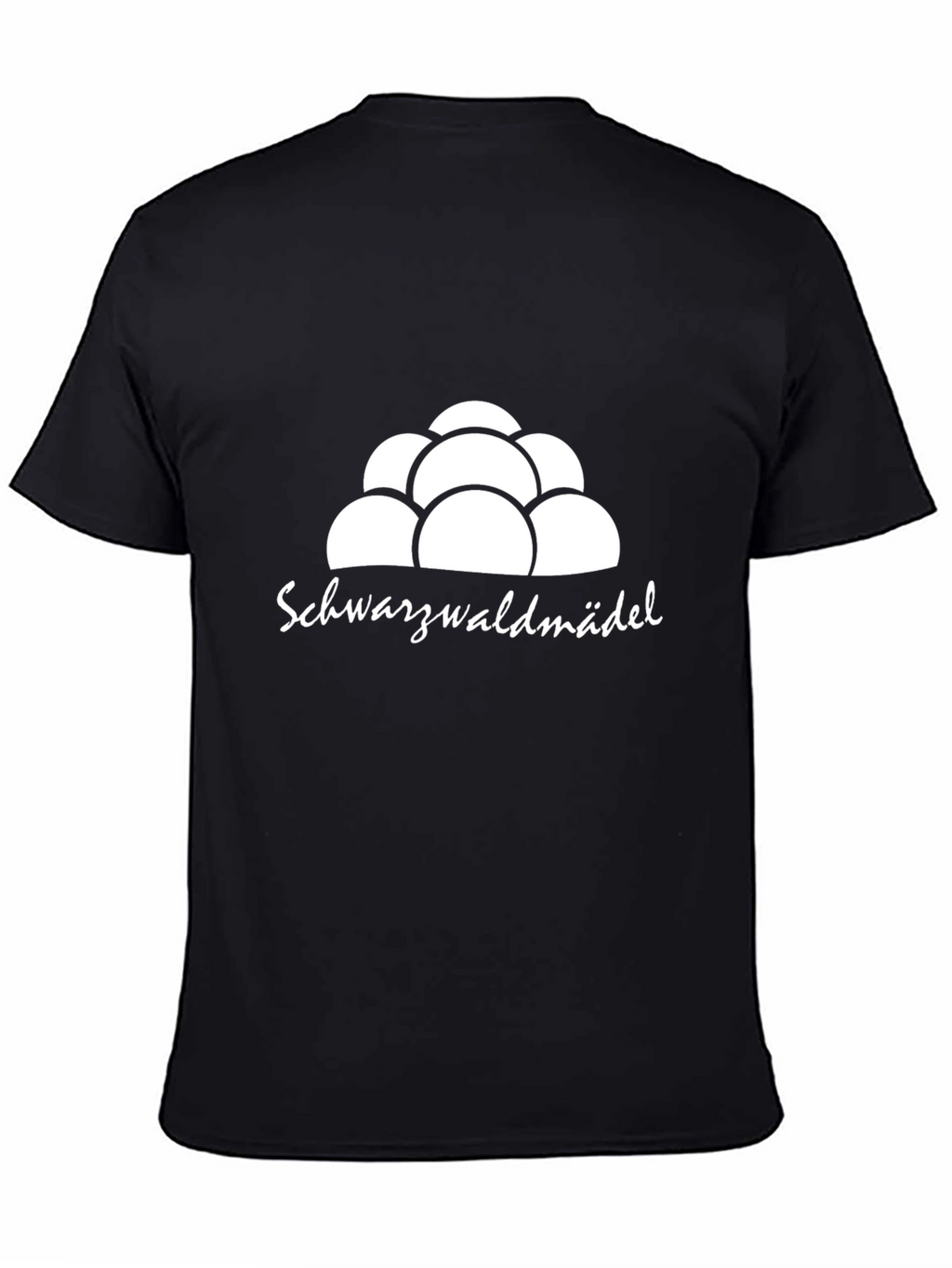 Schwarzwaldmädel Graphic Tee - Black Cotton T-Shirt
