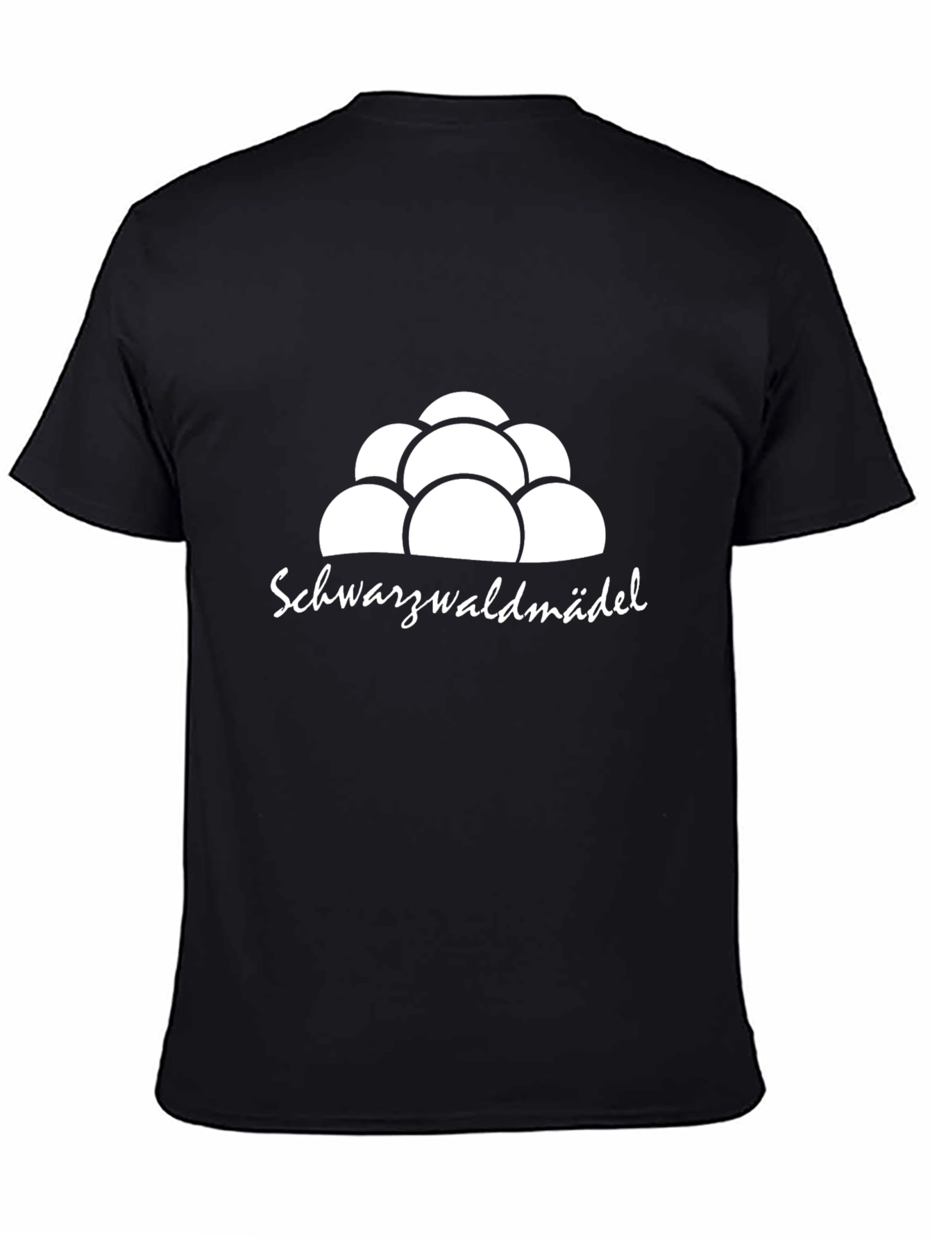 Schwarzwaldmädel Graphic Tee - Black Cotton T-Shirt