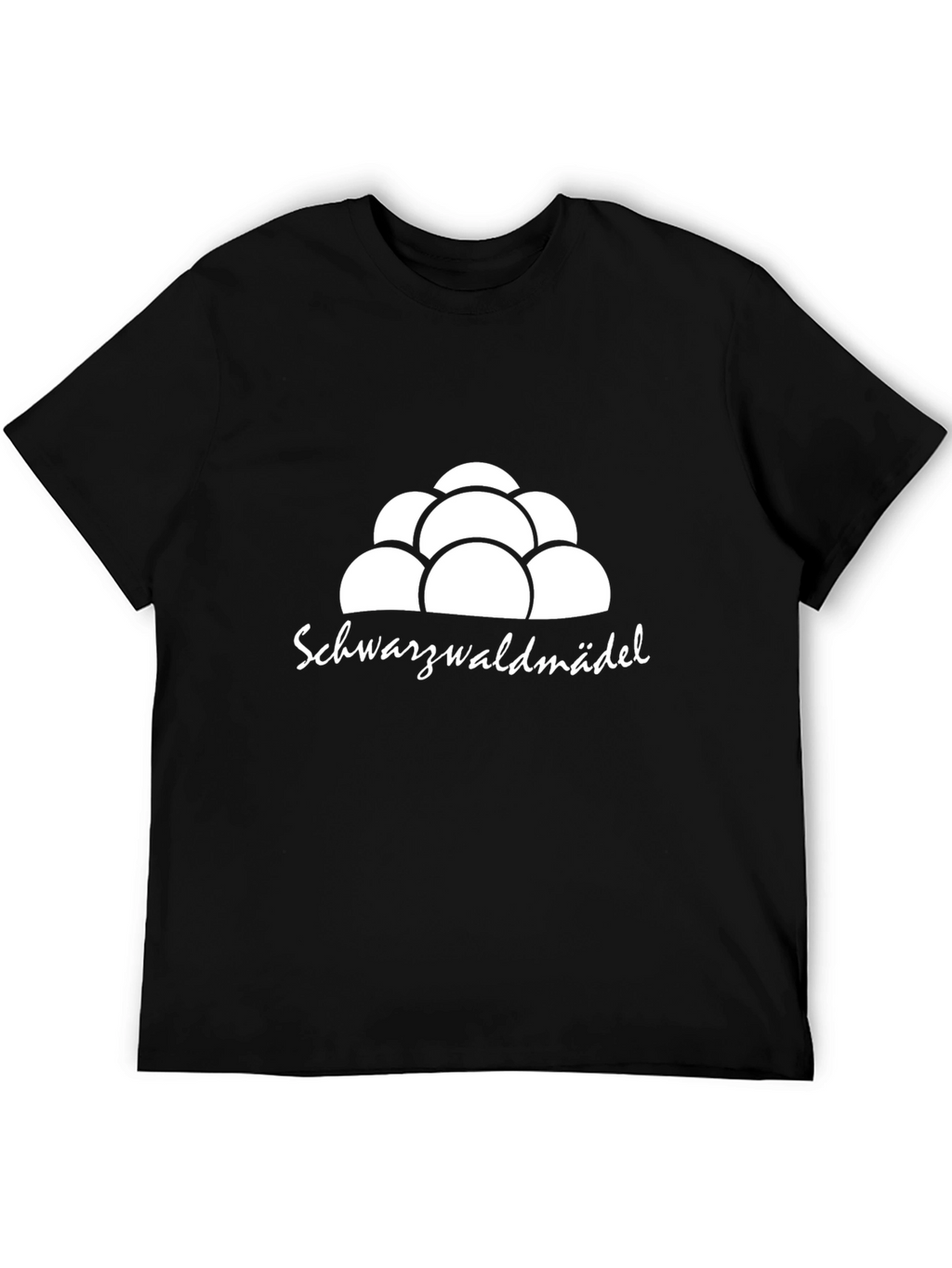 Schwarzwaldmädel Graphic Tee - Black Cotton T-Shirt