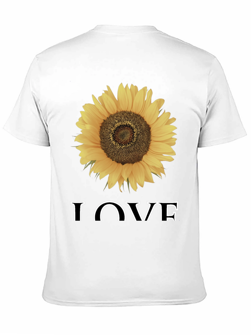 Sunflower Love Graphic Tee - Black