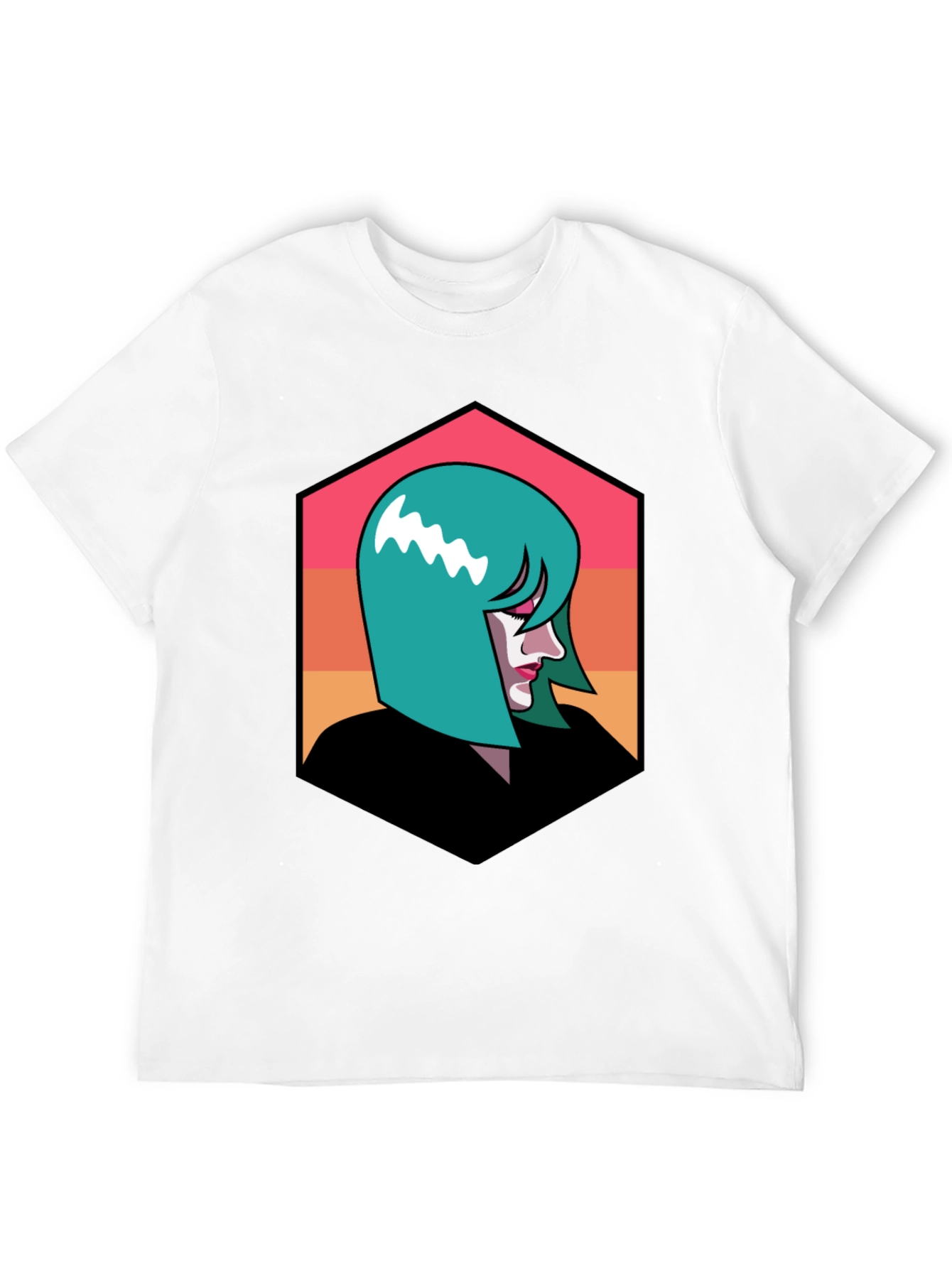 Retro Woman Graphic Tee - Stylish Comfort