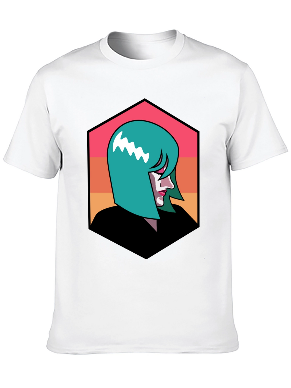 Retro Woman Graphic Tee - Stylish Comfort