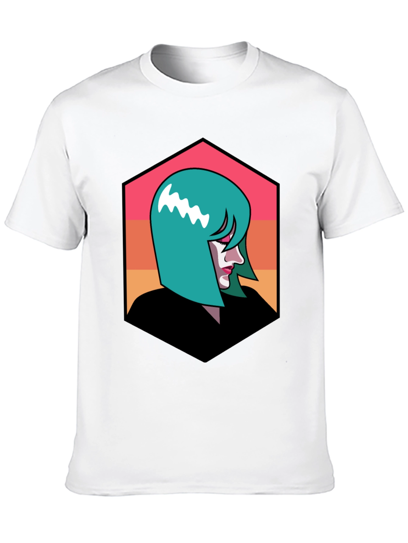 Retro Woman Graphic Tee - Stylish Comfort