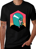 Retro Woman Graphic Tee - Stylish Comfort