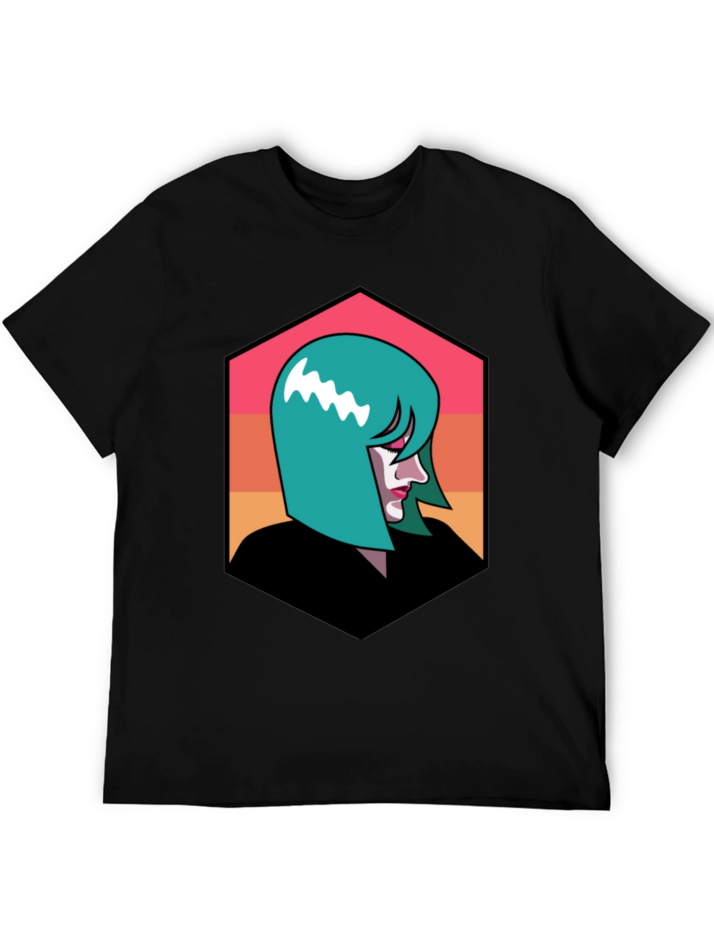 Retro Woman Graphic Tee - Stylish Comfort