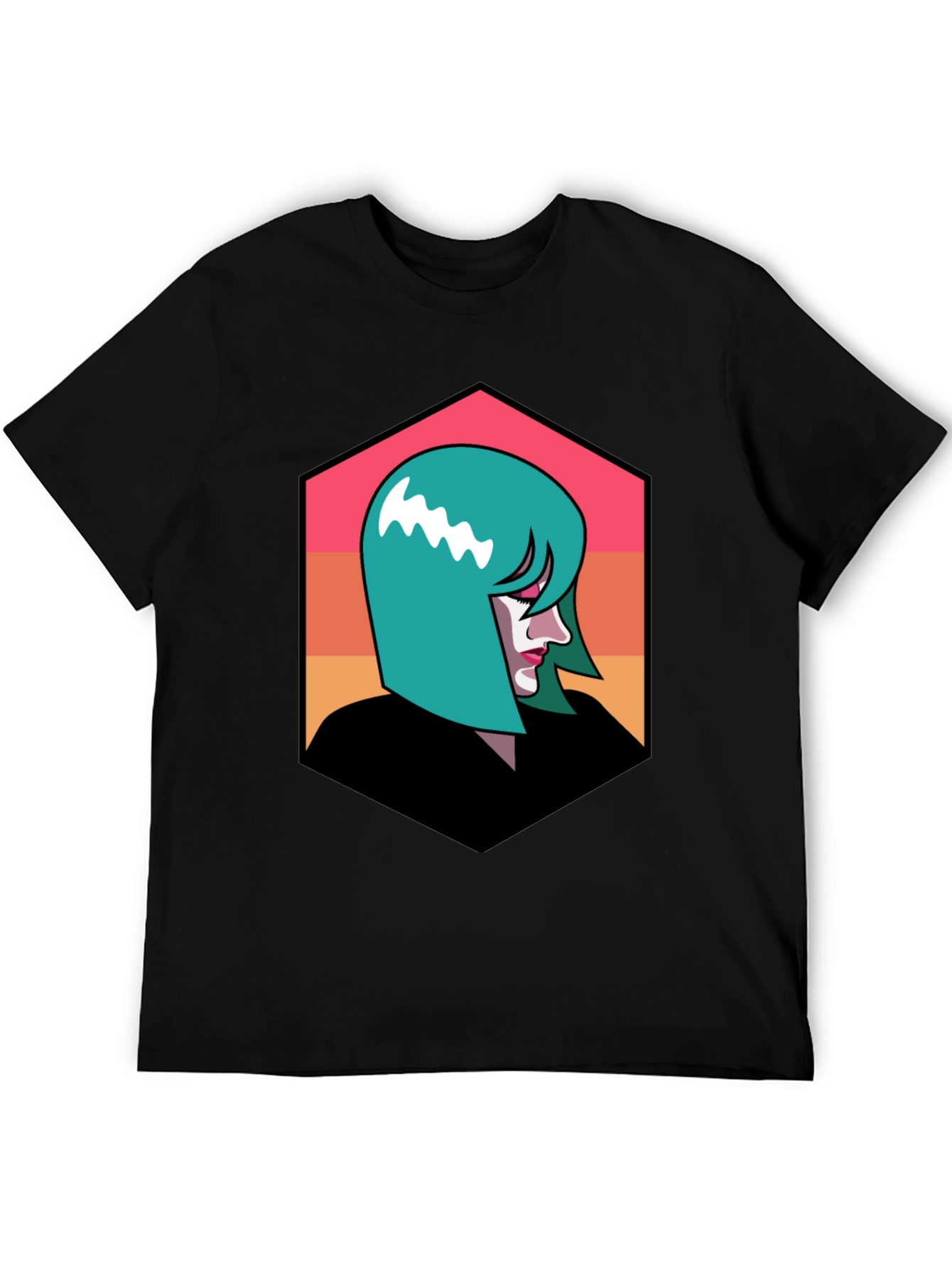Retro Woman Graphic Tee - Stylish Comfort