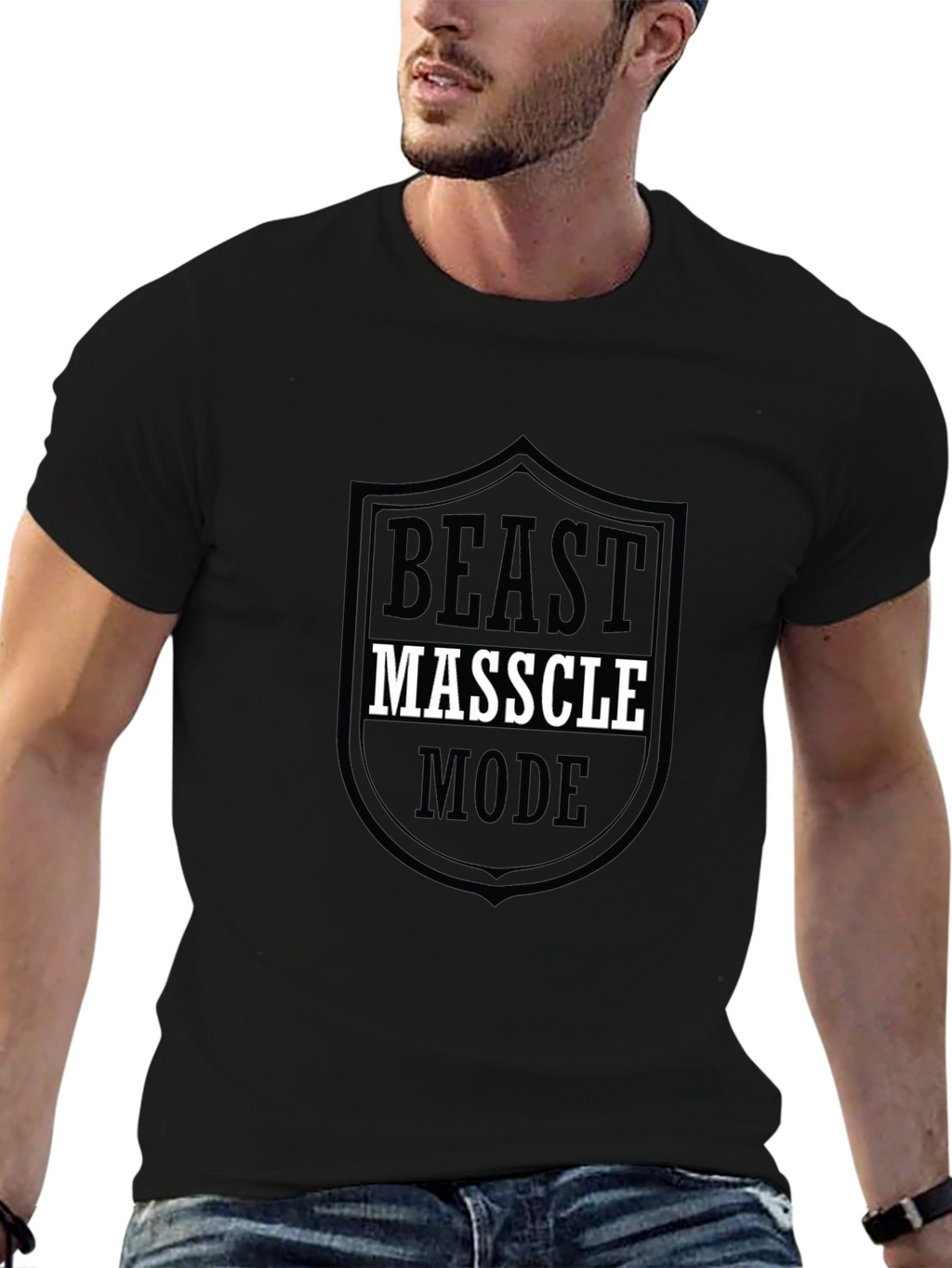 Beast Masscle Mode T-Shirt | Gym Motivation