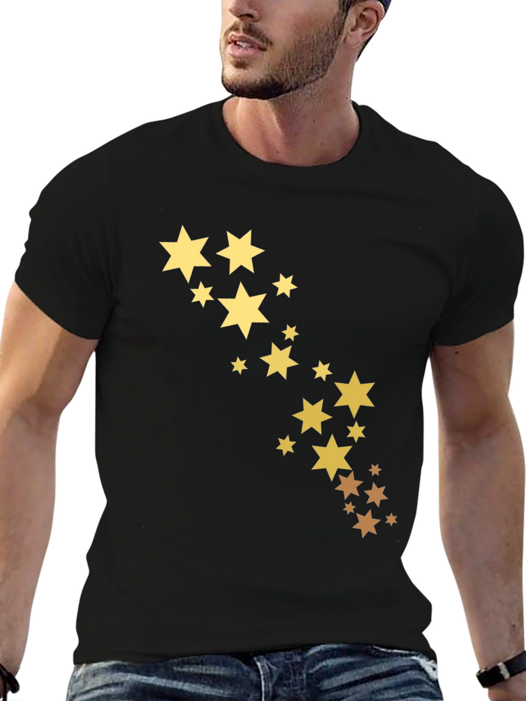 Starry Night Black Tee