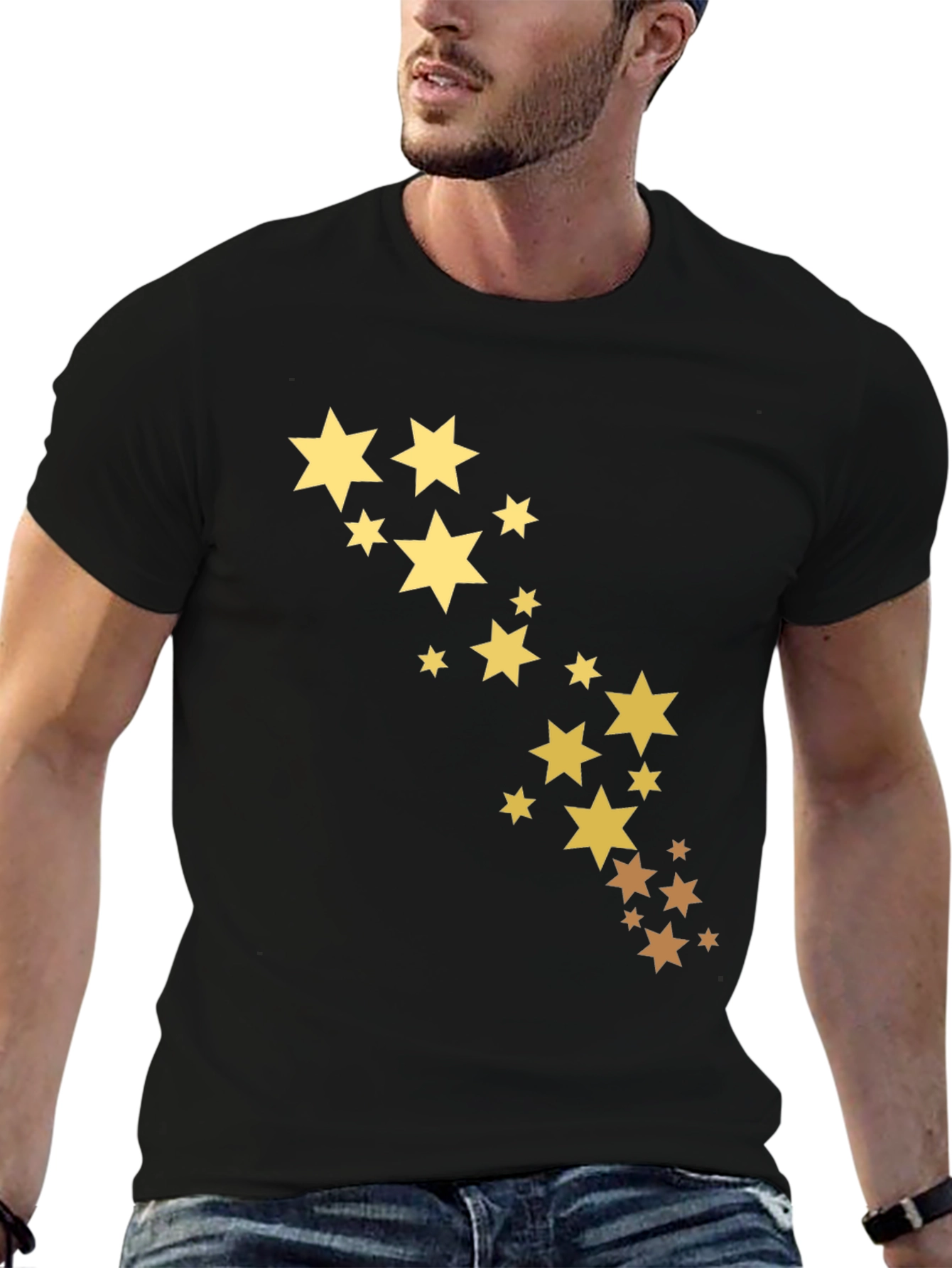 Starry Night Black Tee