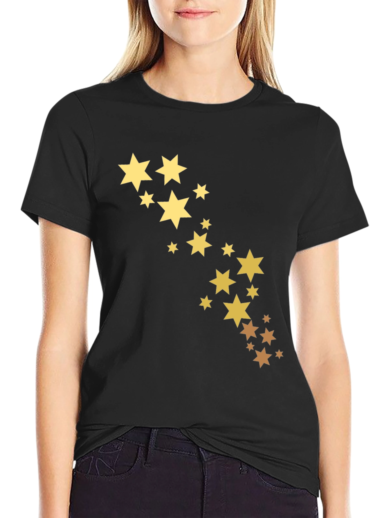 Starry Night Black Tee