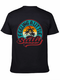 Feeling A Little Salty T-Shirt - Palm Tree Graphic