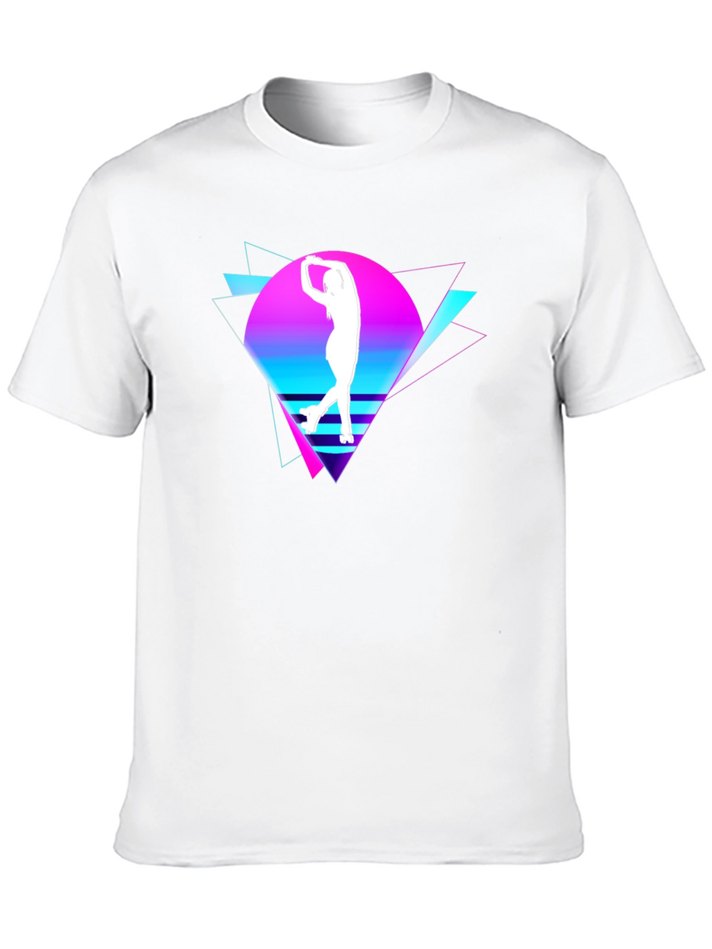 Retro Roller Skate T-Shirt - 80s Style Design