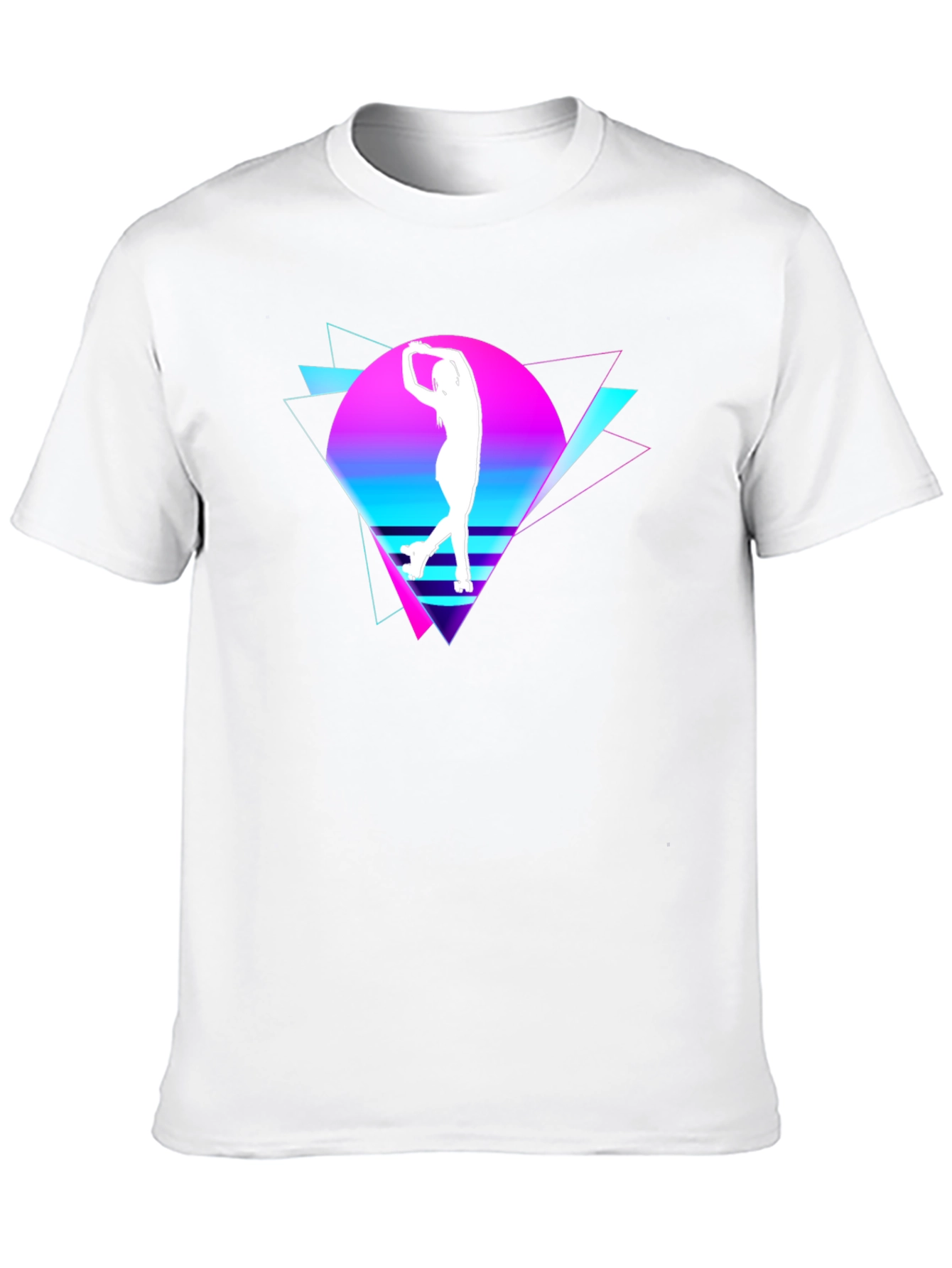 Retro Roller Skate T-Shirt - 80s Style Design
