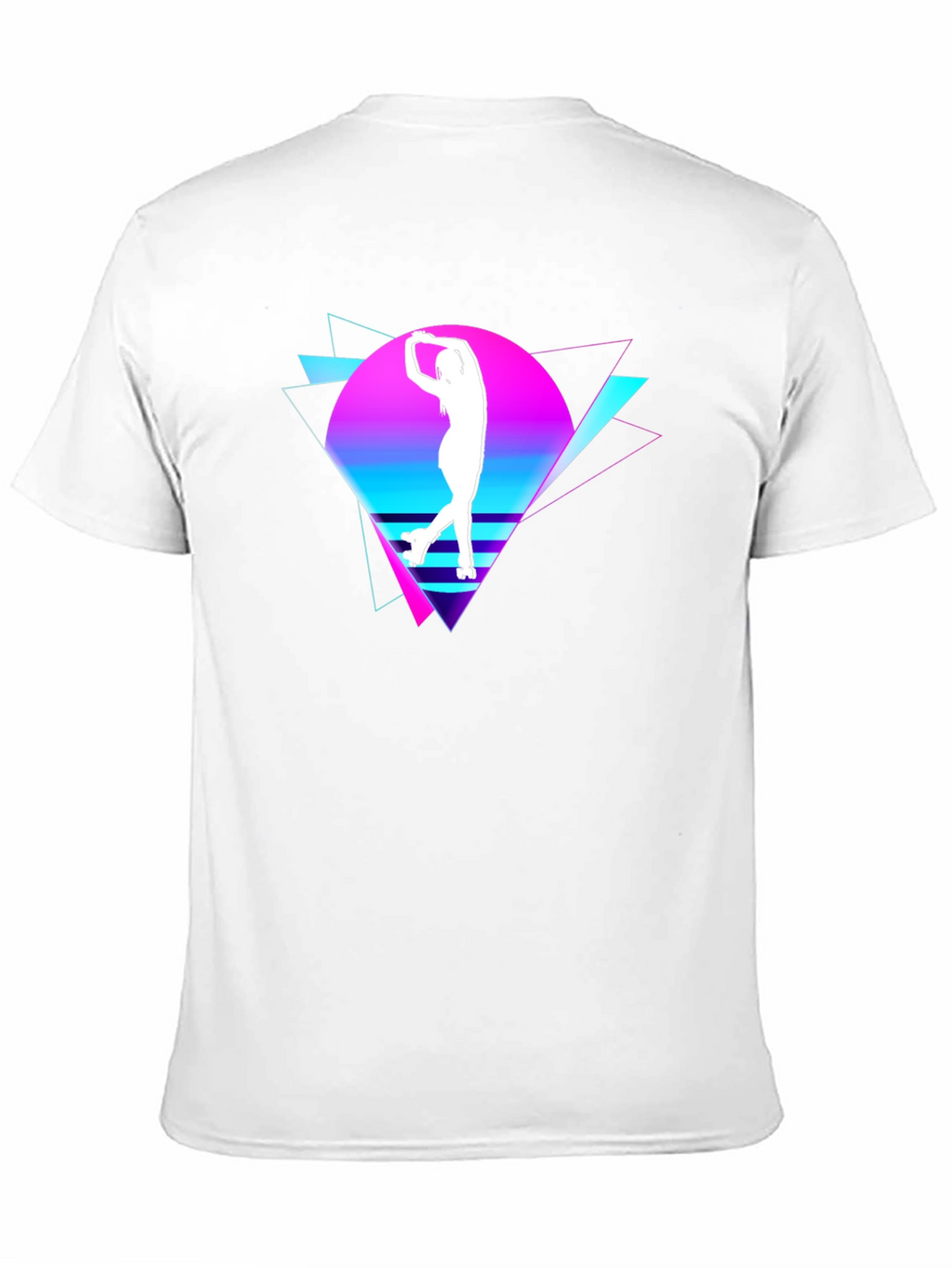 Retro Roller Skate T-Shirt - 80s Style Design