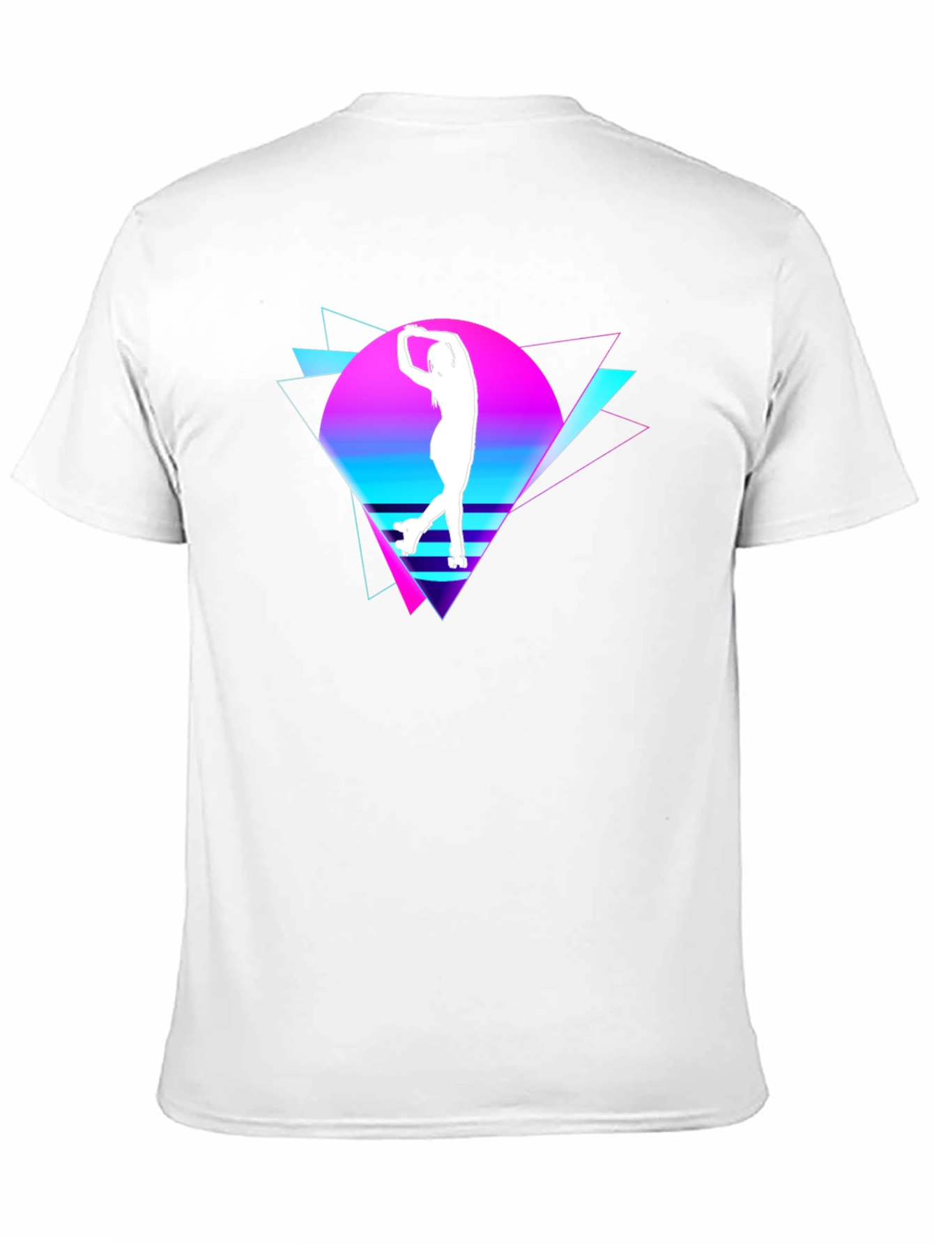 Retro Roller Skate T-Shirt - 80s Style Design