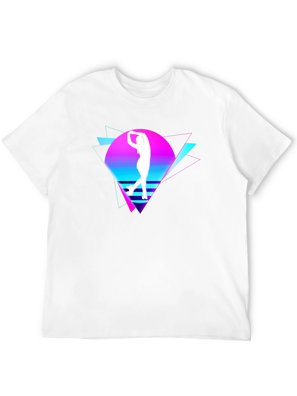 Retro Roller Skate T-Shirt - 80s Style Design