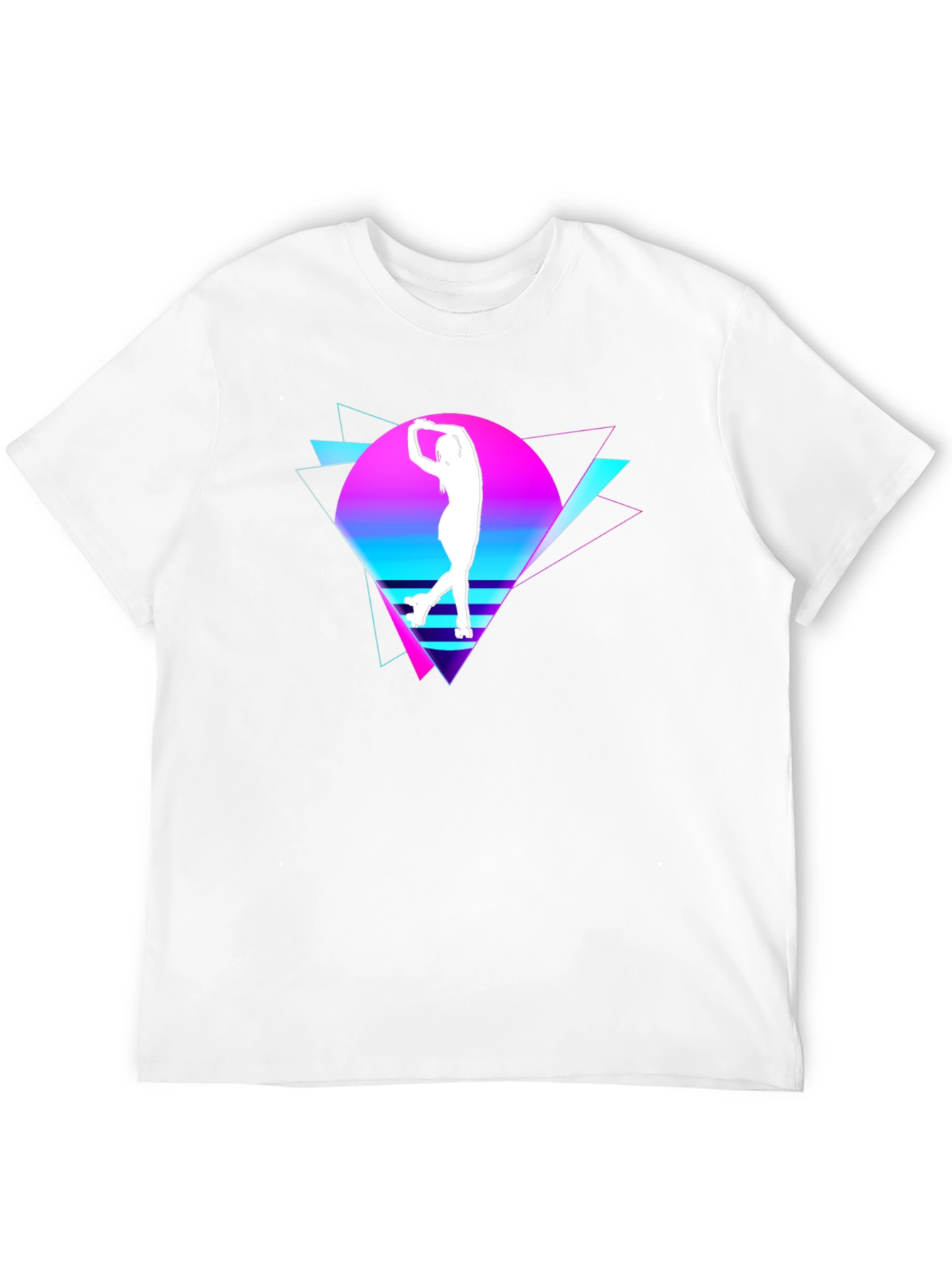 Retro Roller Skate T-Shirt - 80s Style Design