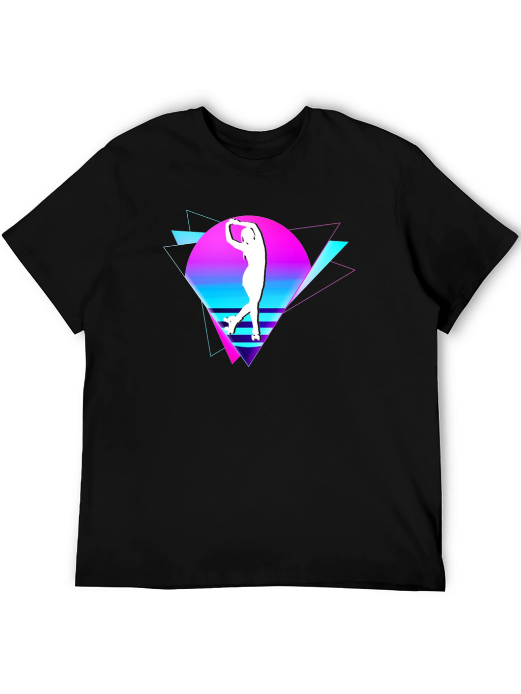 Retro Roller Skate T-Shirt - 80s Style Design