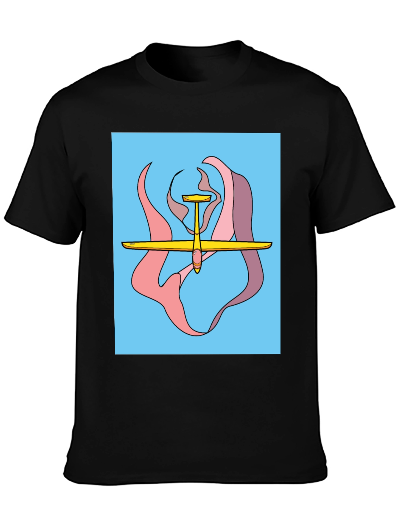 Glider Graphic Tee - Aviation Style