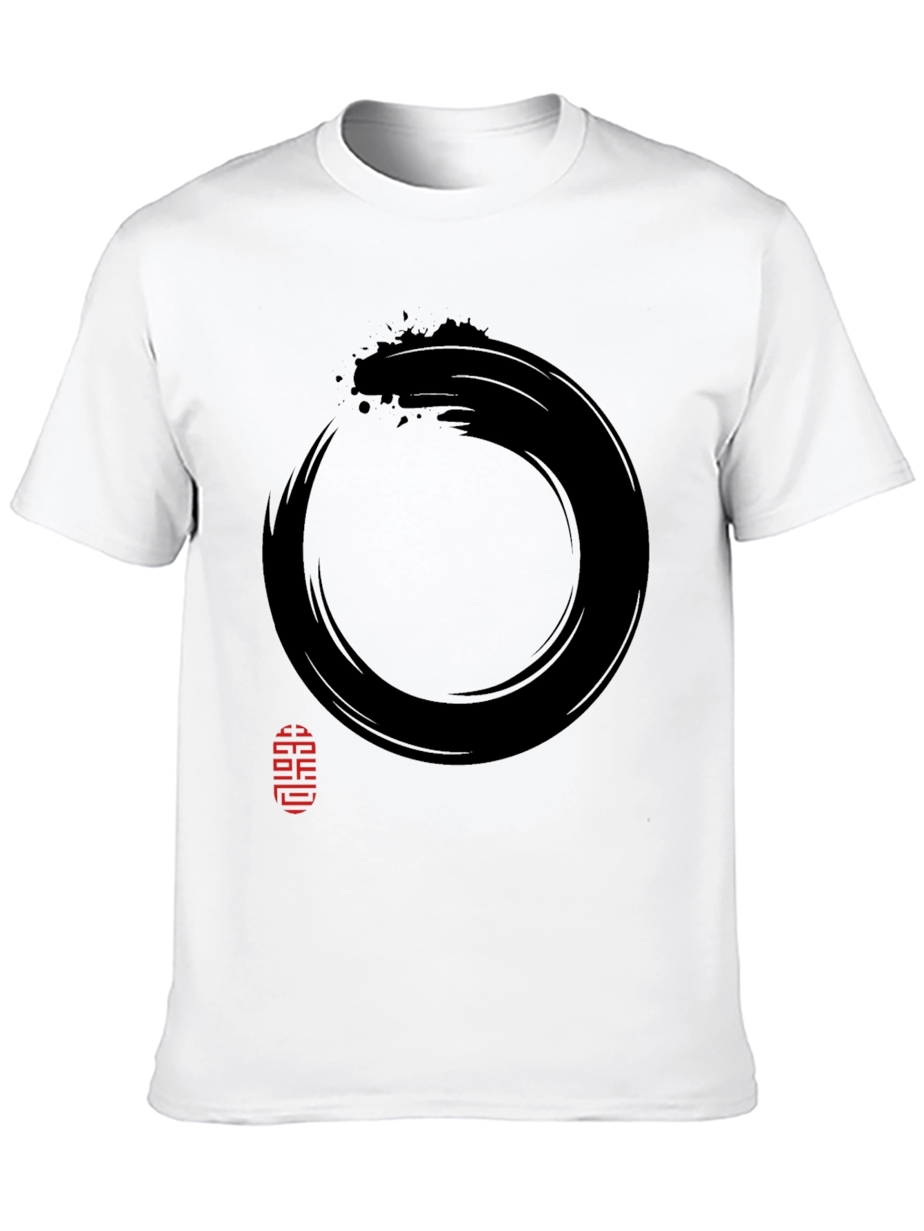 Enso Circle Graphic Tee - Minimalist Zen Style