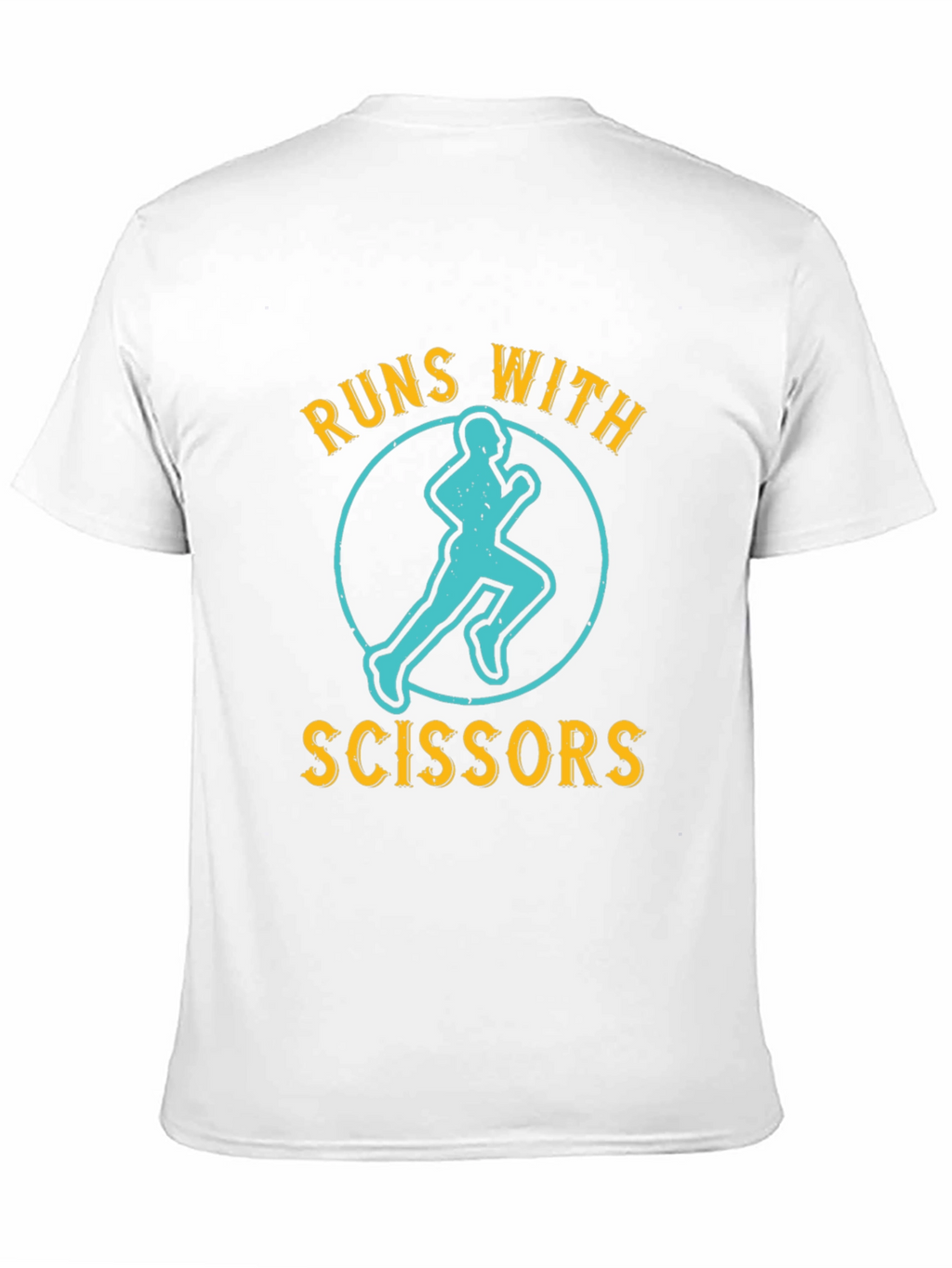 Runs With Scissors T-Shirt - Funny Graphic Tee