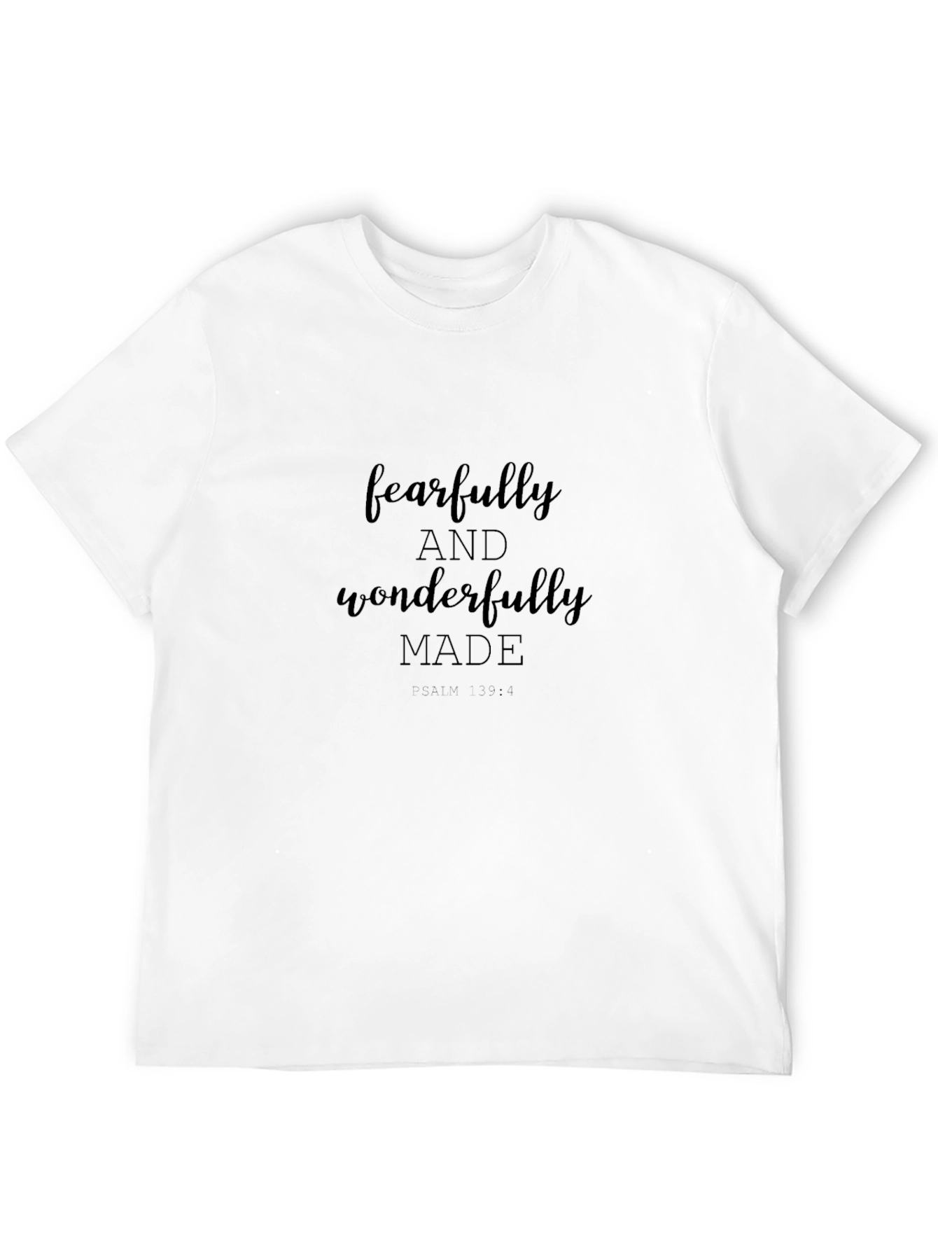 Fearfully & Wonderfully Made Black T-Shirt