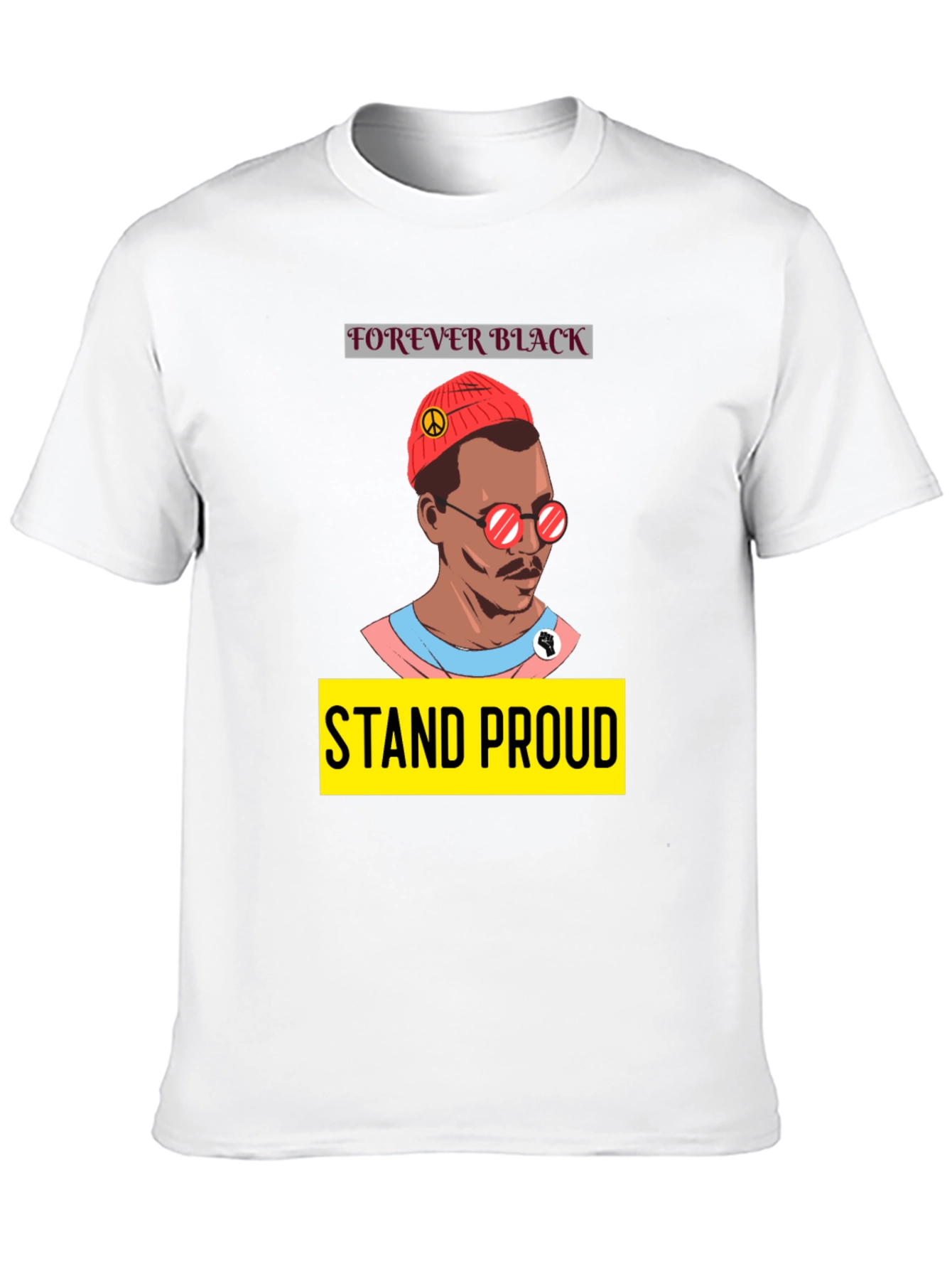 Forever Black Stand Proud Graphic T-Shirt