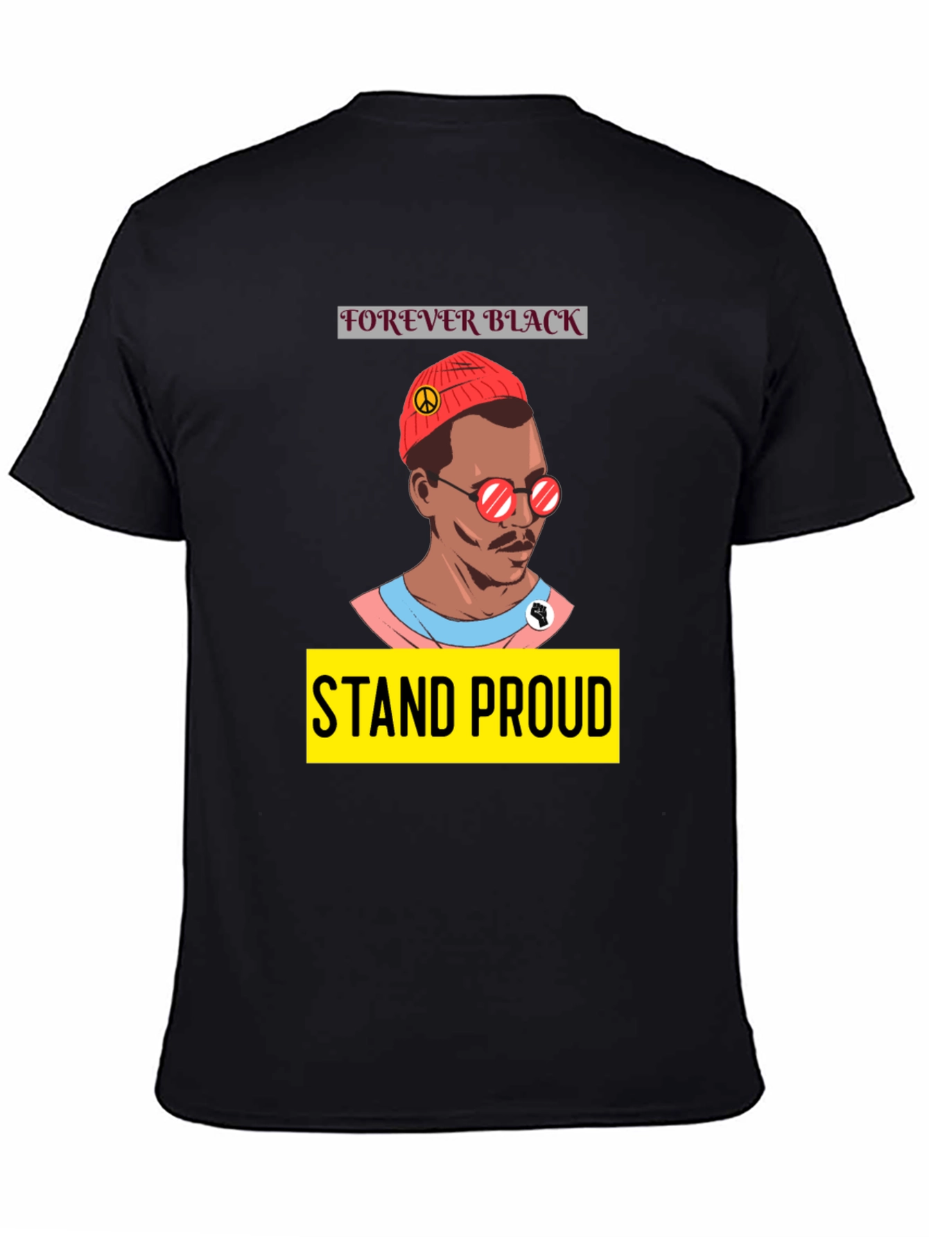 Forever Black Stand Proud Graphic T-Shirt