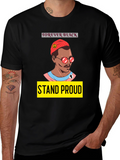 Forever Black Stand Proud Graphic T-Shirt
