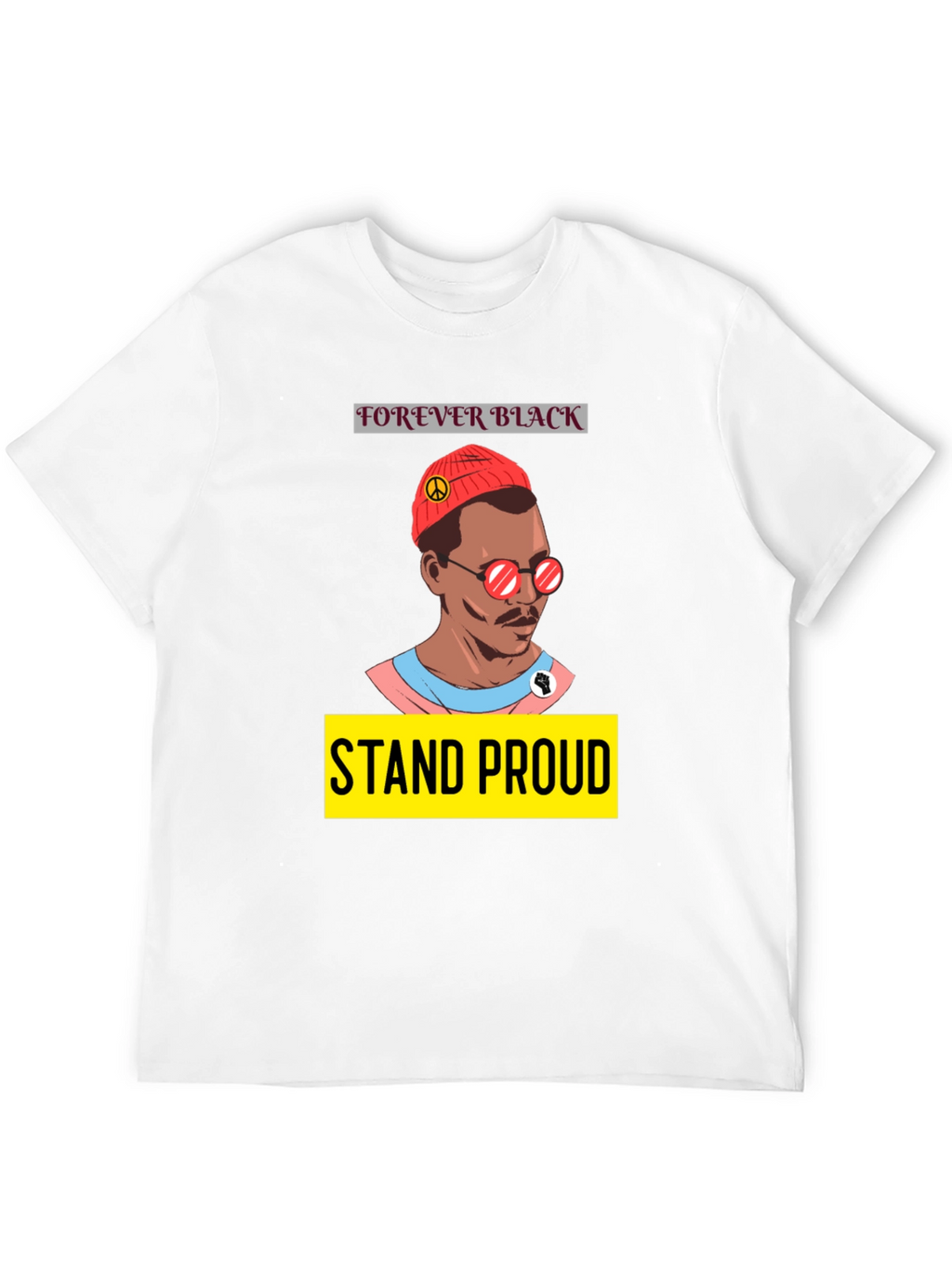 Forever Black Stand Proud Graphic T-Shirt
