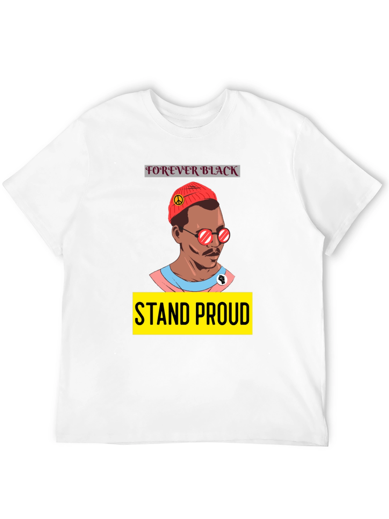 Forever Black Stand Proud Graphic T-Shirt