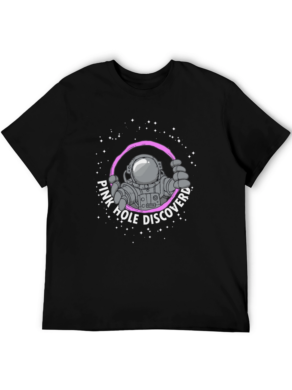 Pink Hole Astronaut T-Shirt