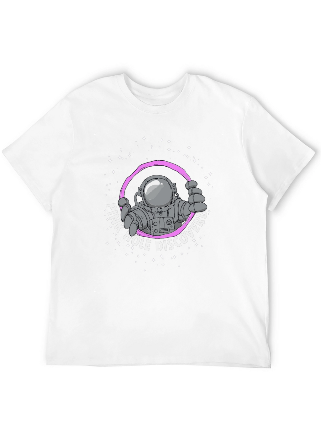 Pink Hole Astronaut T-Shirt