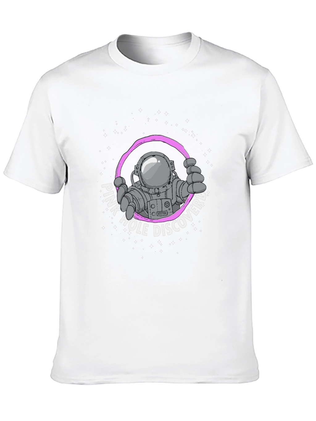 Pink Hole Astronaut T-Shirt