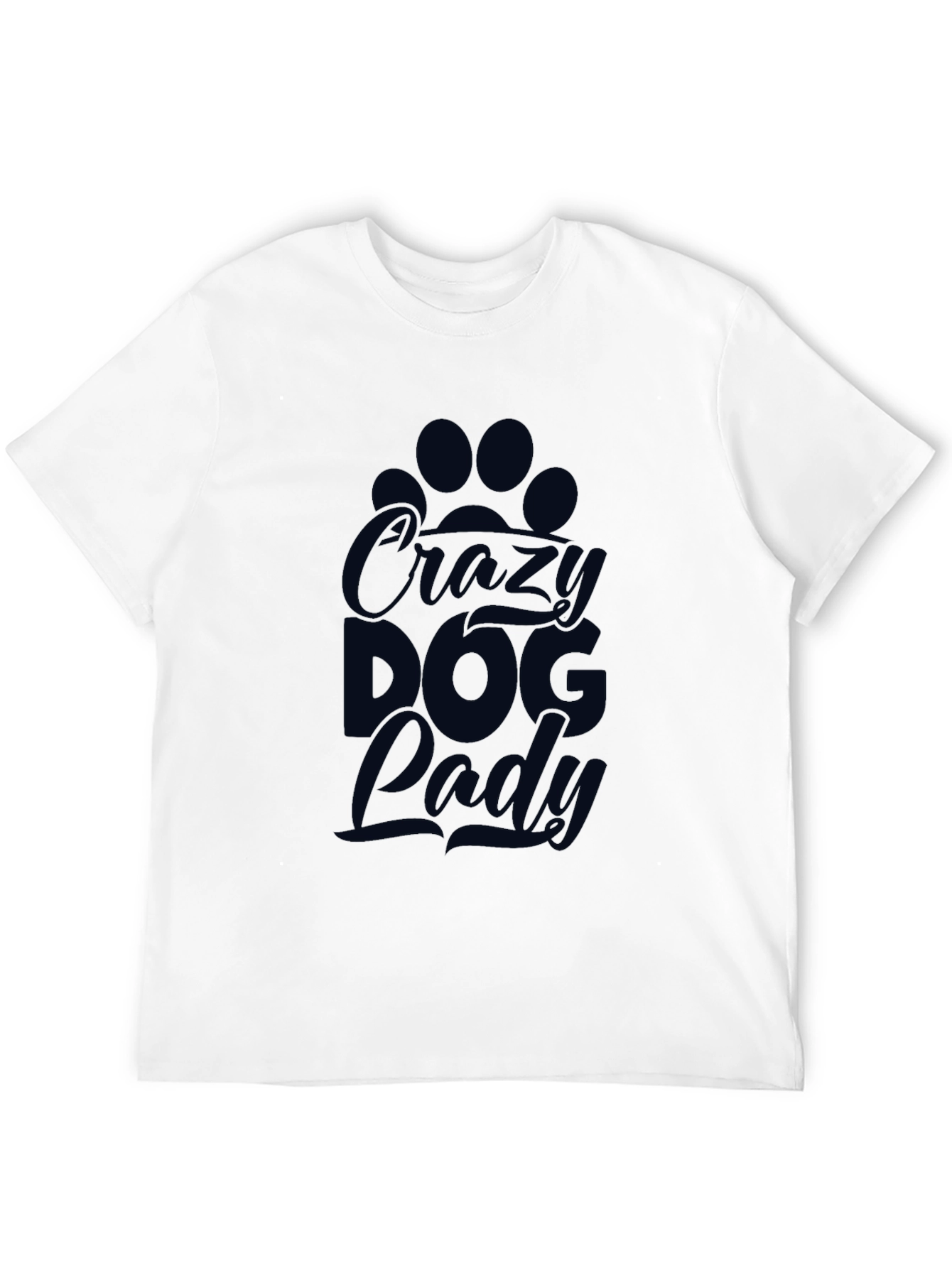 Crazy Dog Lady T-Shirt – Funny Dog Lover Graphic Tee