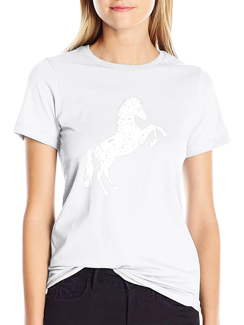Black Horse Silhouette T-Shirt