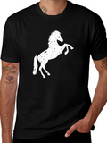 Black Horse Silhouette T-Shirt