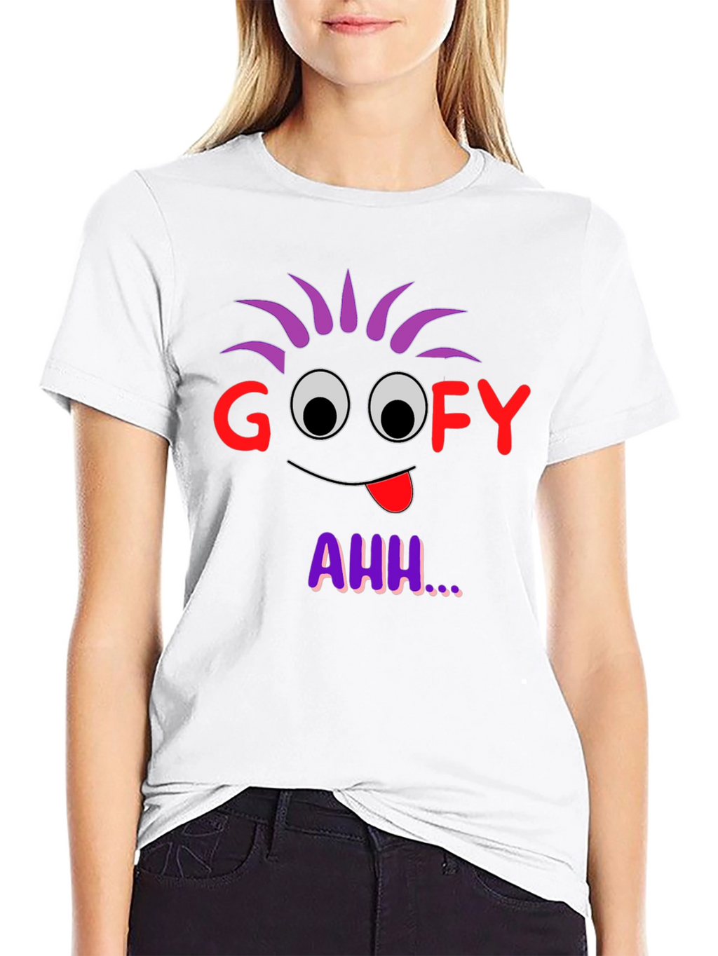 Goofy Ahh Graphic Tee - Black