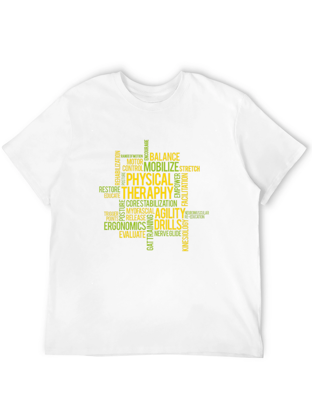 Physical Therapy Word Cloud T-Shirt