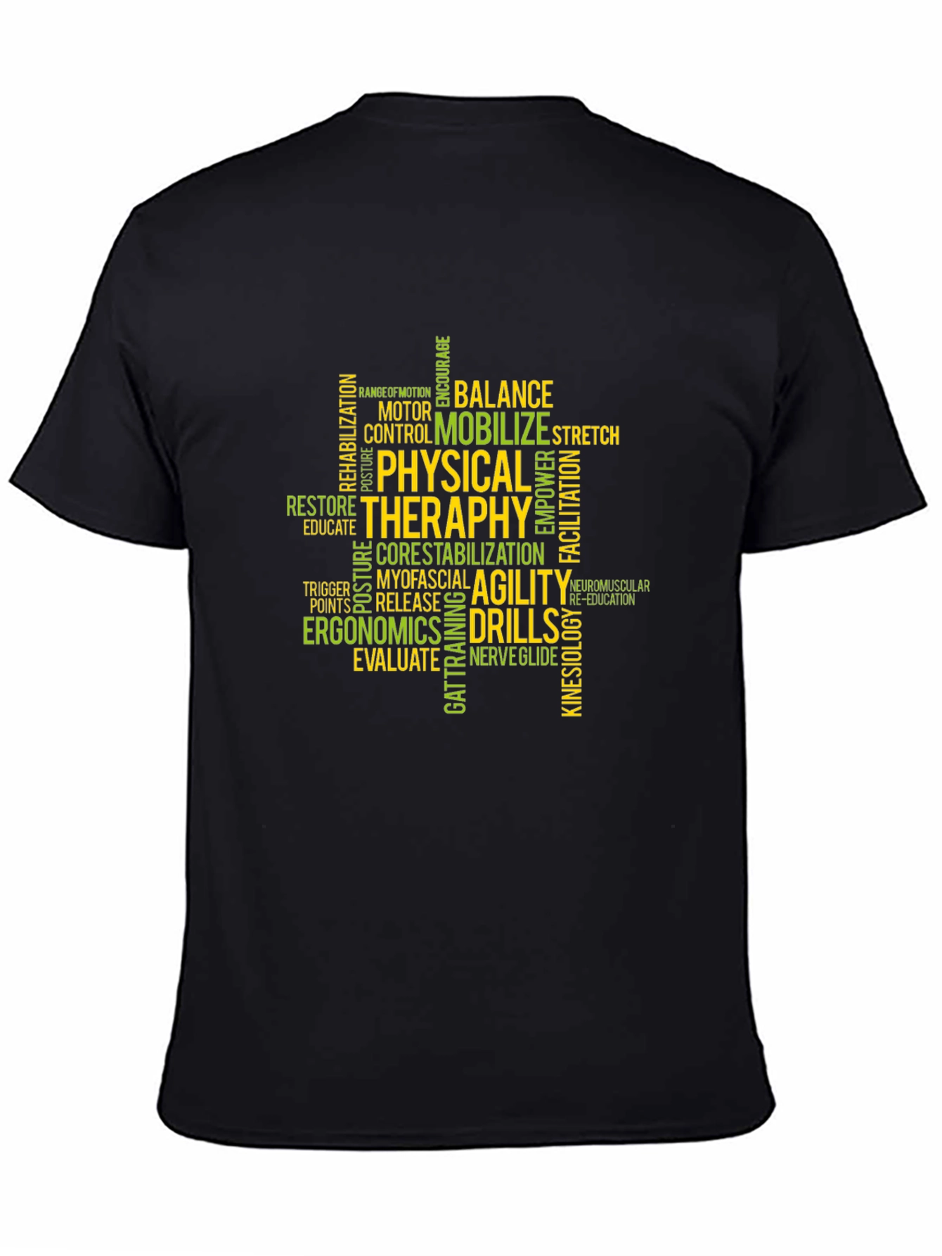 Physical Therapy Word Cloud T-Shirt