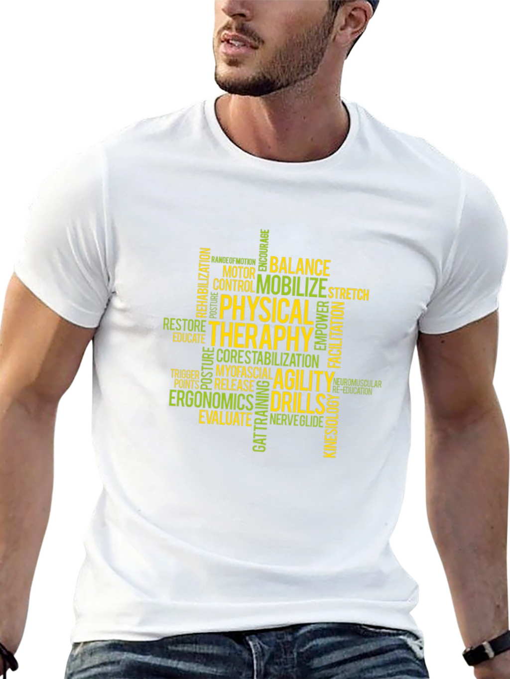 Physical Therapy Word Cloud T-Shirt