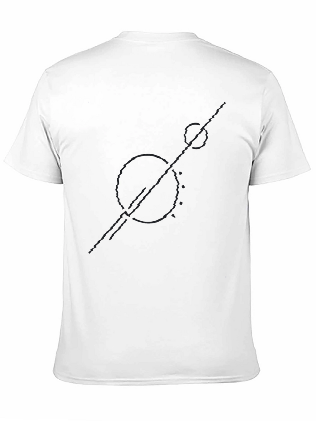 Abstract Graphic Tee - Modern Black T-Shirt