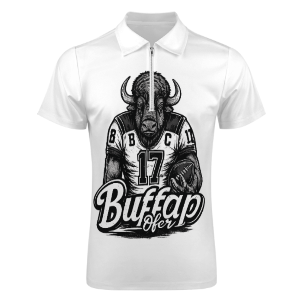 Buffalo Football Fan Graphic Tee | Vintage Bison Sports Shirt | Retro Game Day Apparel for Football Lovers(z915)